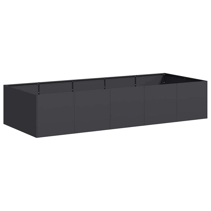 Load image into Gallery viewer, Vidaxl plantenbak 200x80x40 cm staal zwart