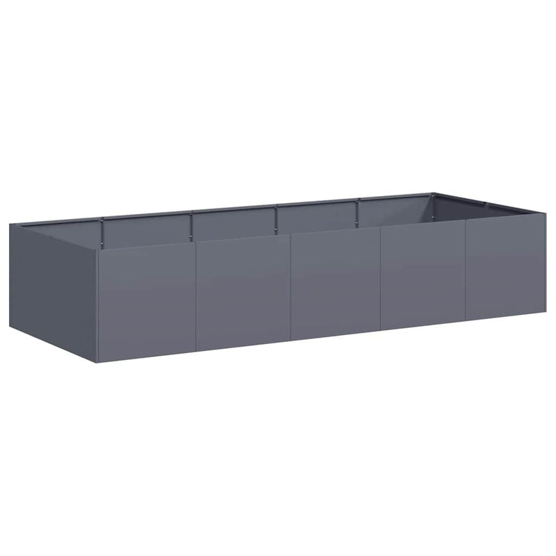 Load image into Gallery viewer, Vidaxl plantenbak 200x80x40 cm staal antracietkleurig