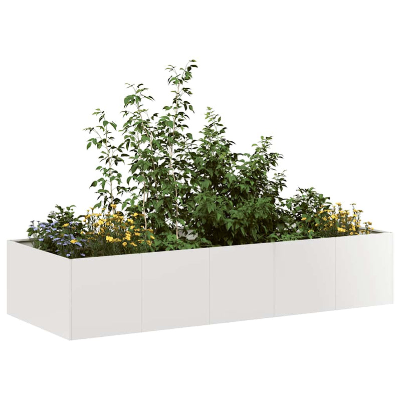 Load image into Gallery viewer, Vidaxl plantenbak 200x80x40 cm roestvrij staal