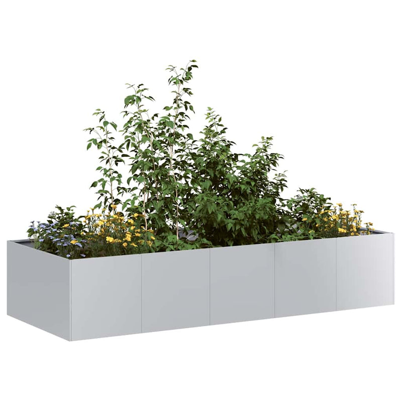 Load image into Gallery viewer, Vidaxl plantenbak 200x80x40 cm gegalvaniseerd staal