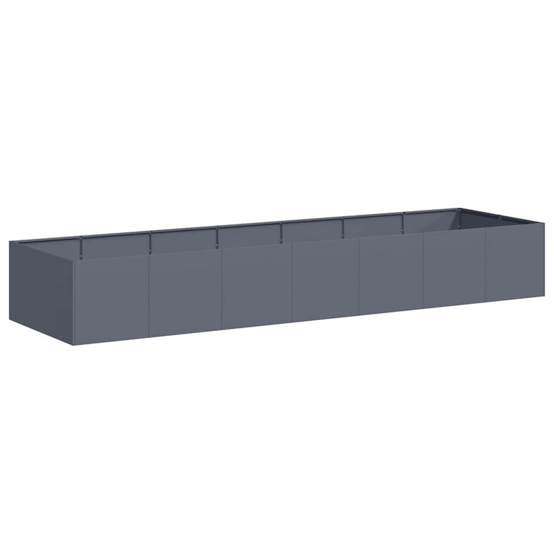 Load image into Gallery viewer, Vidaxl plantenbak 280x80x40 cm staal antracietkleurig