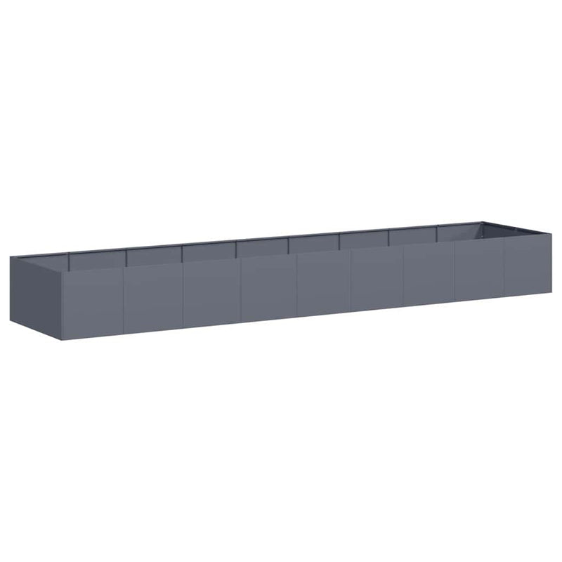 Load image into Gallery viewer, Vidaxl plantenbak 360x80x40 cm staal antracietkleurig