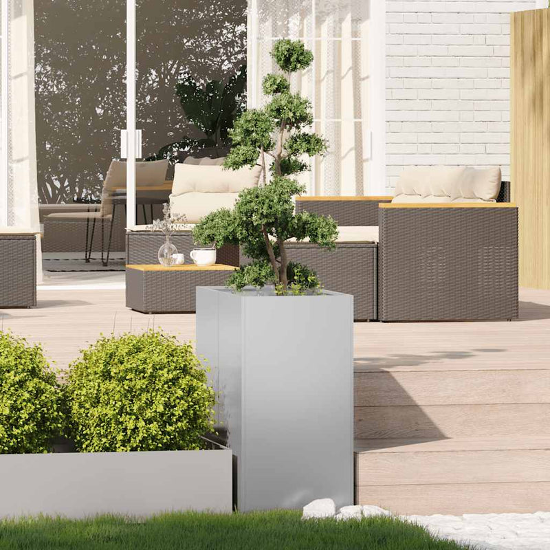 Load image into Gallery viewer, Vidaxl plantenbak 40x80x80 cm gegalvaniseerd staal