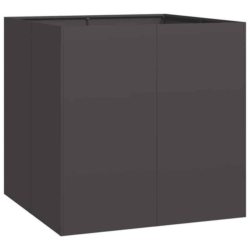 Load image into Gallery viewer, Vidaxl plantenbak 80x80x80 cm staal zwart