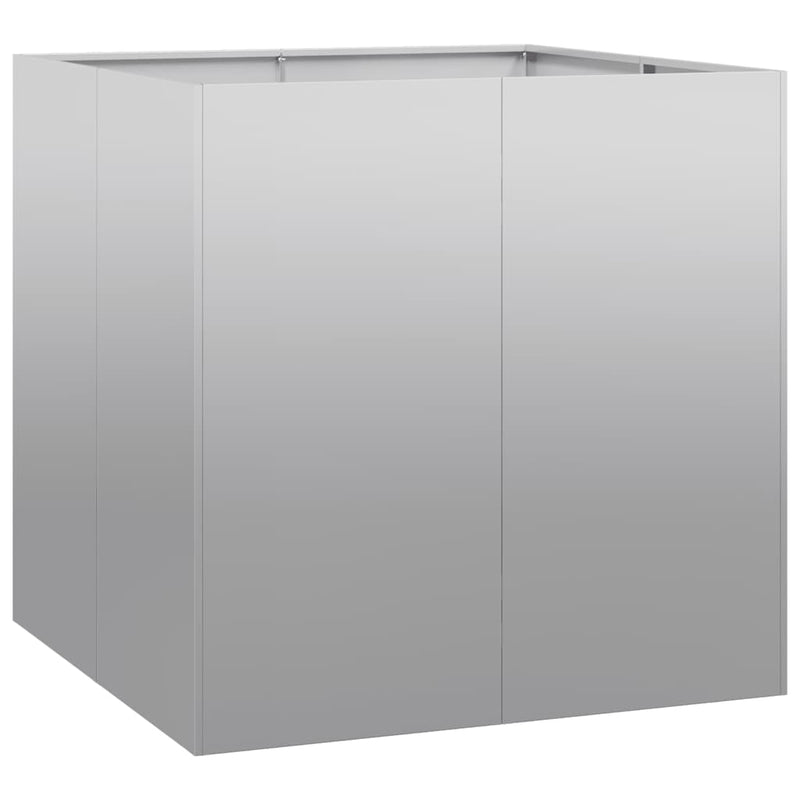 Load image into Gallery viewer, Vidaxl plantenbak 80x80x80 cm gegalvaniseerd staal