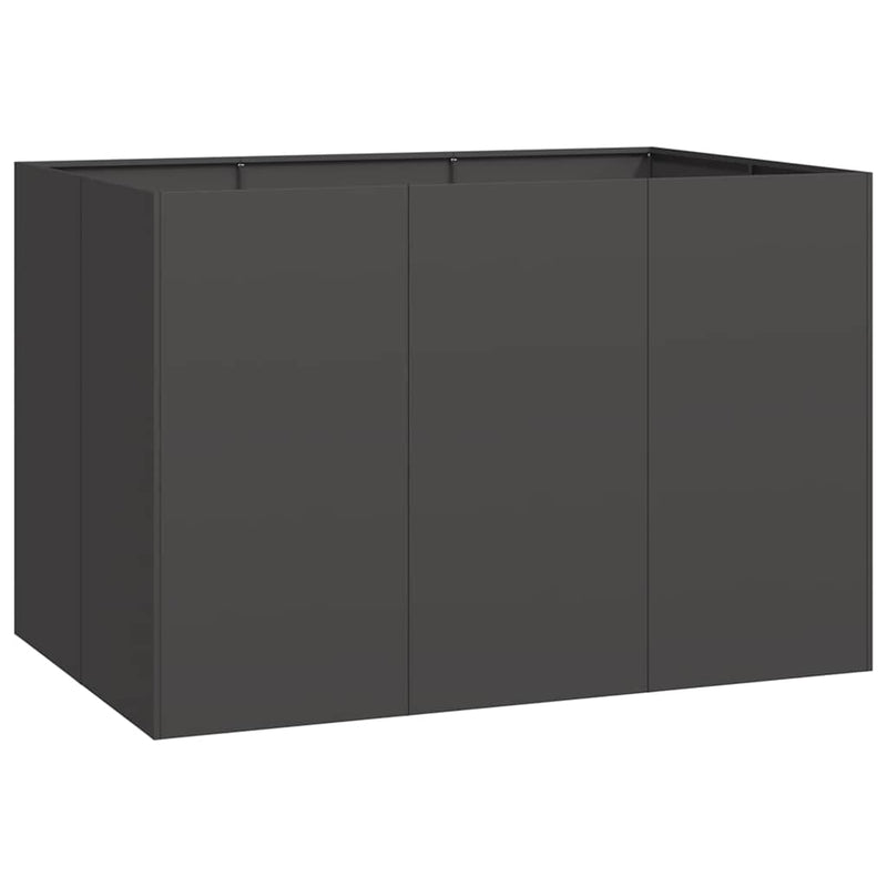 Load image into Gallery viewer, Vidaxl plantenbak 120x80x80 cm staal zwart