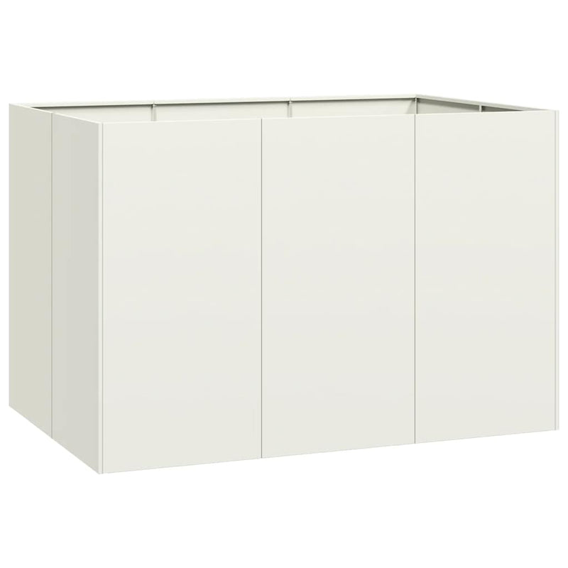 Load image into Gallery viewer, Vidaxl plantenbak 120x80x80 cm staal wit