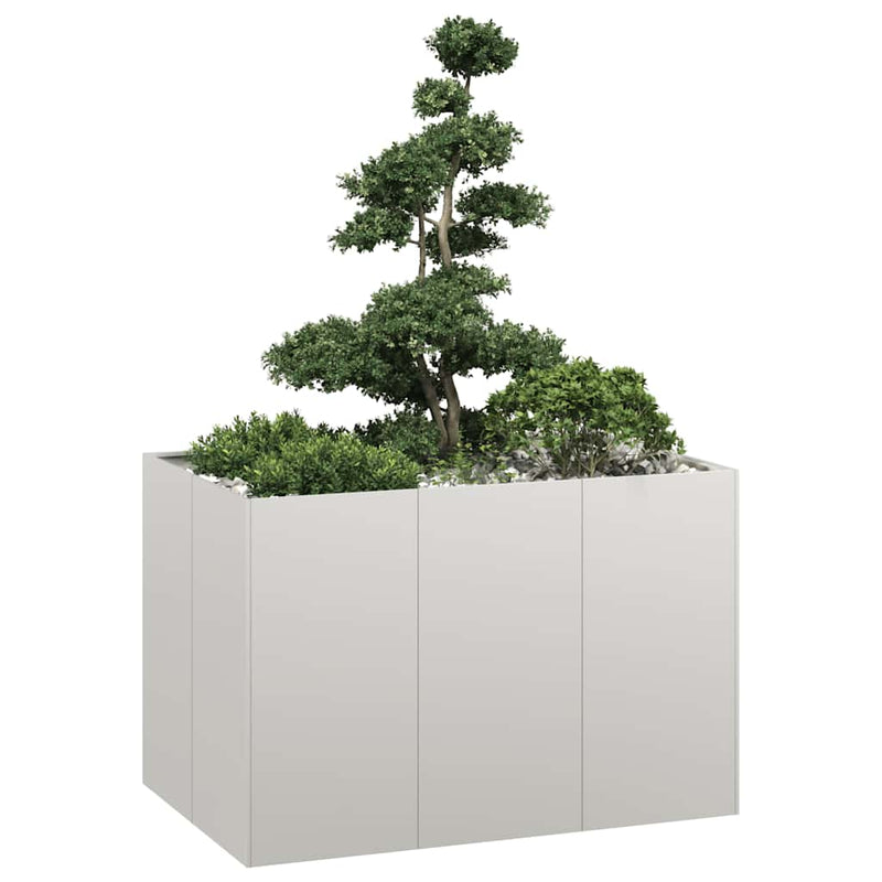 Load image into Gallery viewer, Vidaxl plantenbak 120x80x80 cm roestvrij staal
