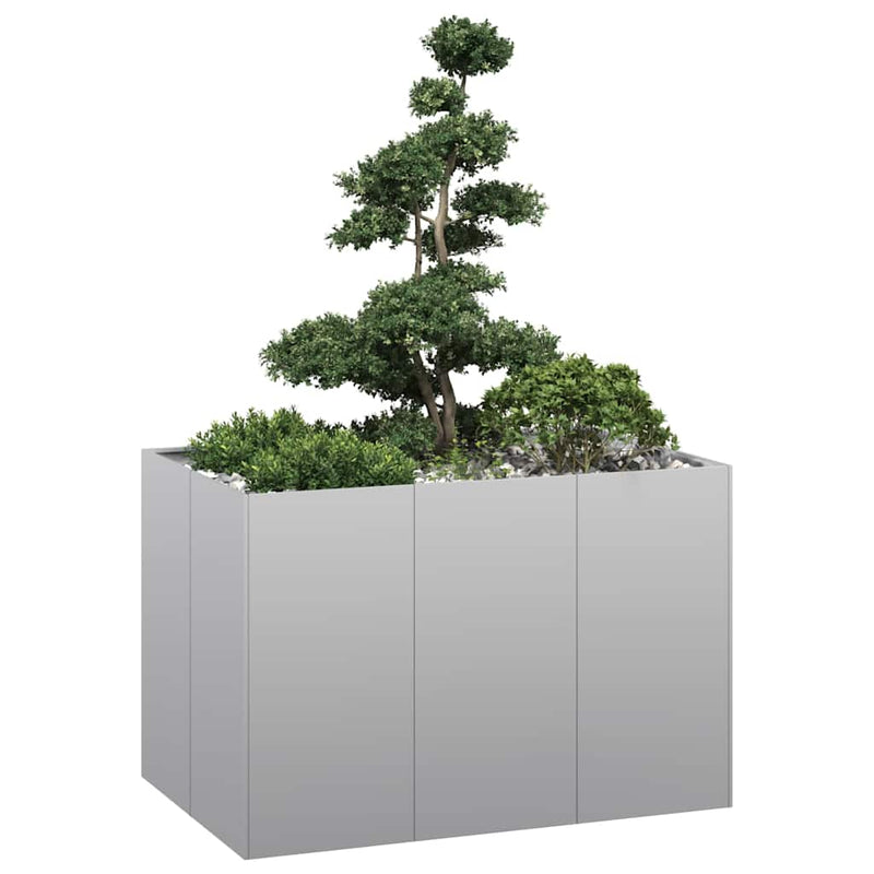 Load image into Gallery viewer, Vidaxl plantenbak 120x80x80 cm gegalvaniseerd staal