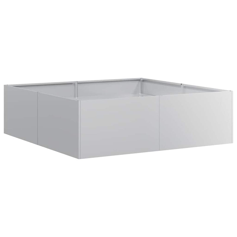 Load image into Gallery viewer, Vidaxl plantenbak 100x100x30 cm gegalvaniseerd staal