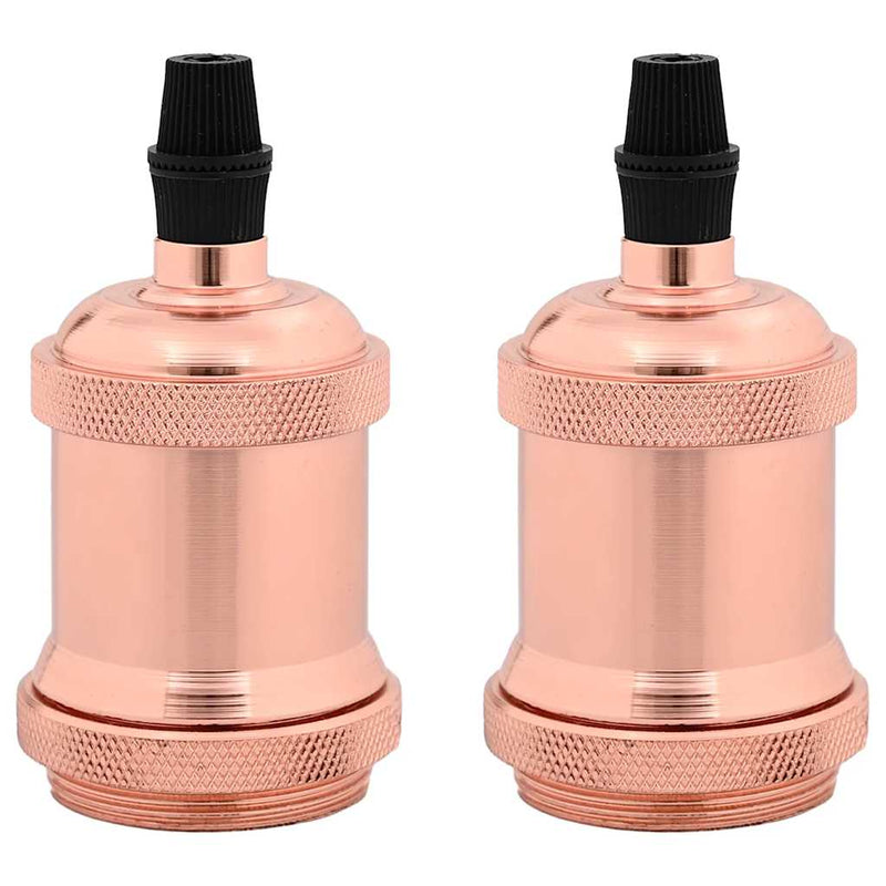 Load image into Gallery viewer, Vidaxl lamphouders 2 st roségoud e27