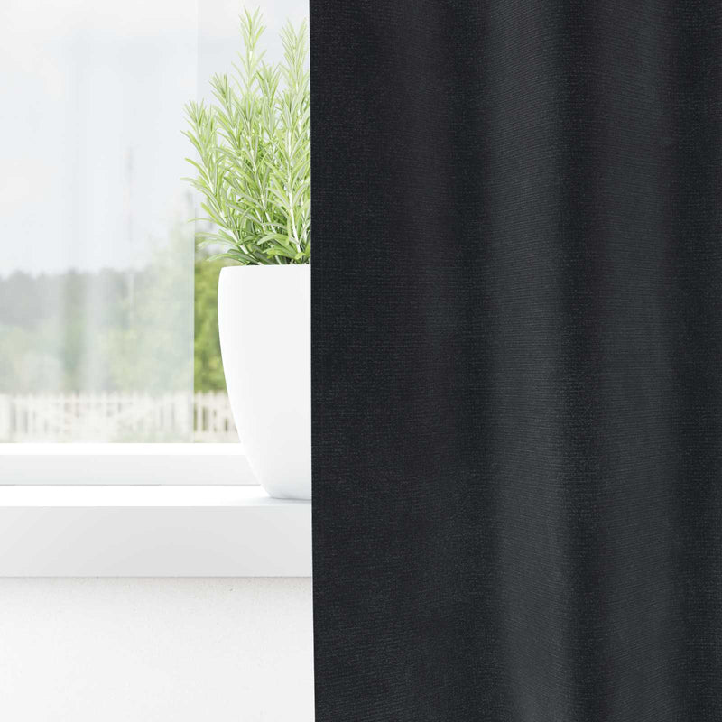 Load image into Gallery viewer, Vidaxl verduisterende gordijnen 2 pcs donkergrijs 140 x 225 cm fluweel