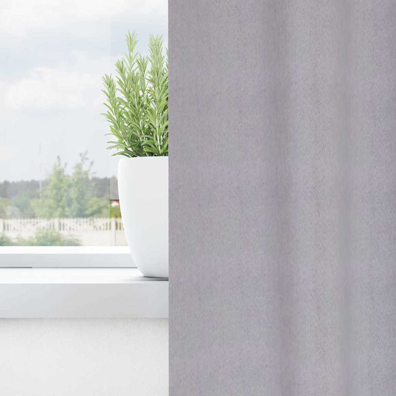 Load image into Gallery viewer, Vidaxl zwart-out gordijnen met ringen 2 pcs metaalgrijs 175 x 140 cm