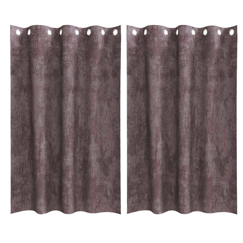 Load image into Gallery viewer, Vidaxl velvet gordijnen met gordijnen 2 pcs bruin 175 x 140 cm fluweel
