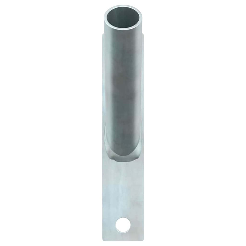 Load image into Gallery viewer, Vidaxl vlaggen mast houder zilver 15 x 3 x 0,35 cm staal
