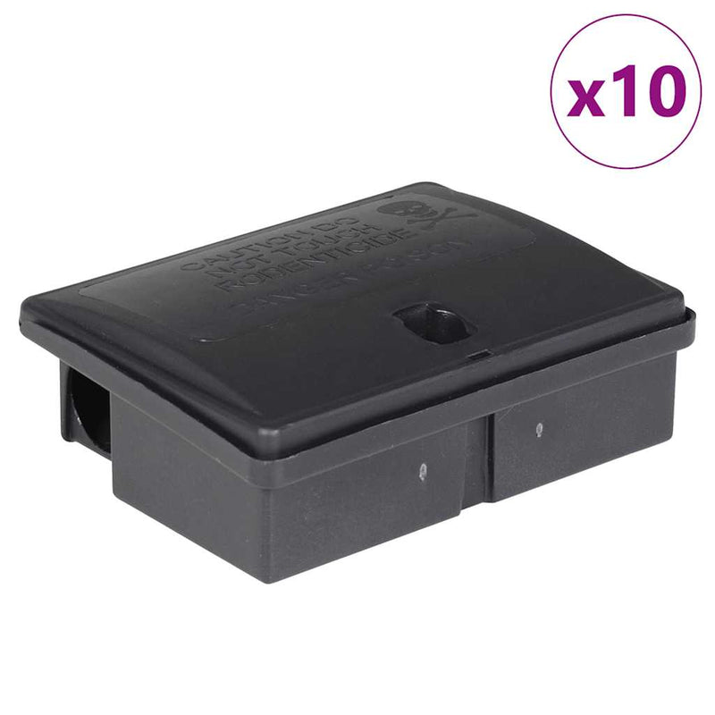 Load image into Gallery viewer, Vidaxl muizenvallen 10 st 13x10x4 cm zwart