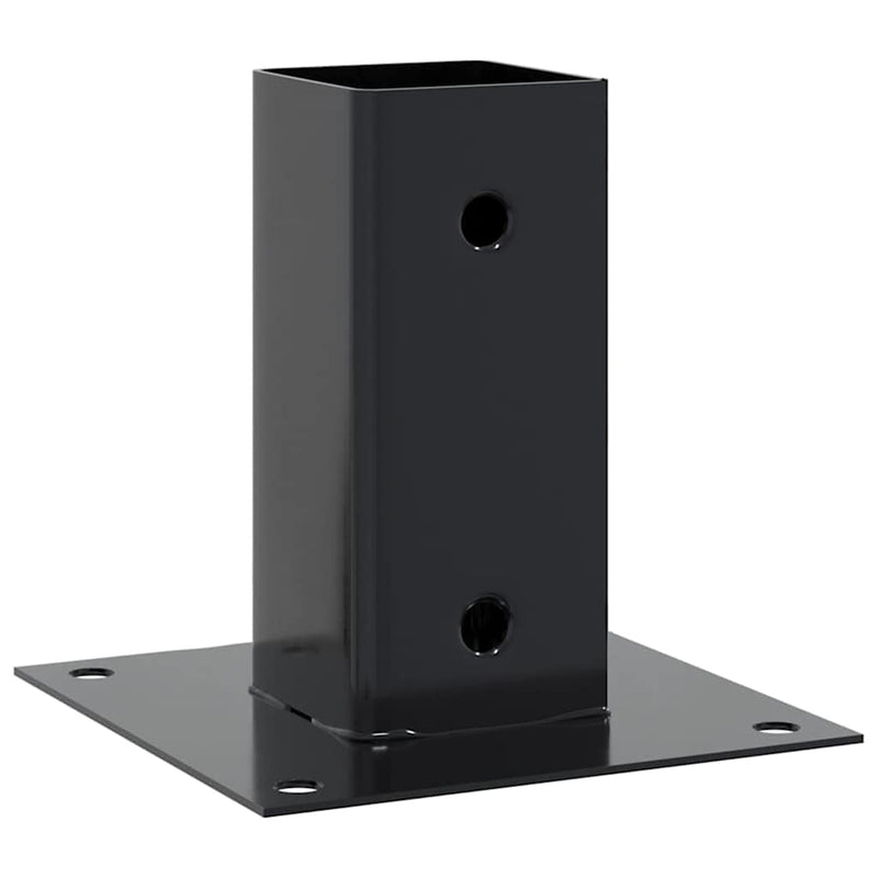 Load image into Gallery viewer, Vidaxl spokkels vierkant 4 st 61x61 mm gepoedercoat staal antraciet