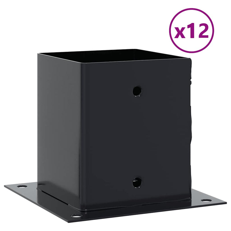 Load image into Gallery viewer, Vidaxl paonderstellen vierkant 12 st 101x101 mm gepoedercoat staal