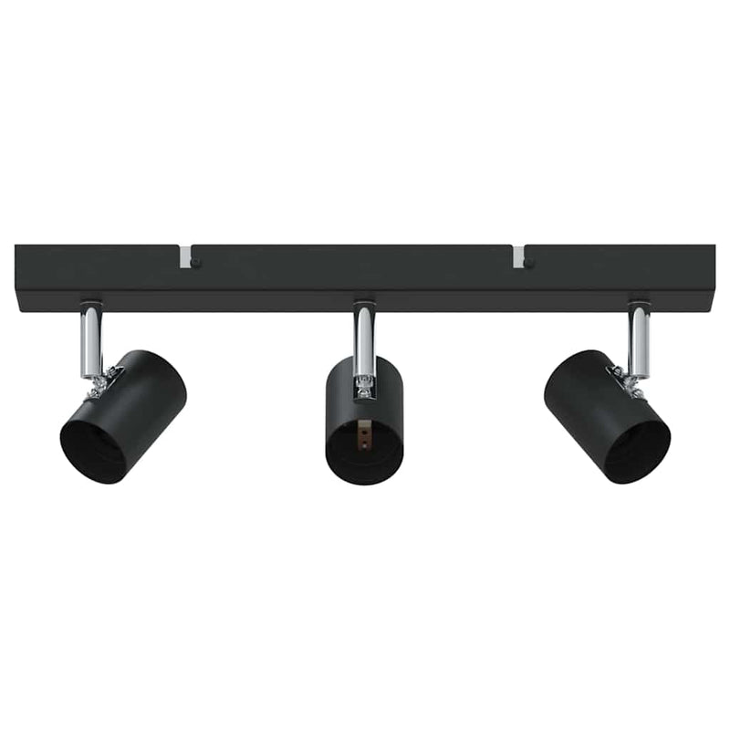 Load image into Gallery viewer, Vidaxl plafondspot met schijnwerpers zwart 38 x 6,5 x 11,5 cm metaal