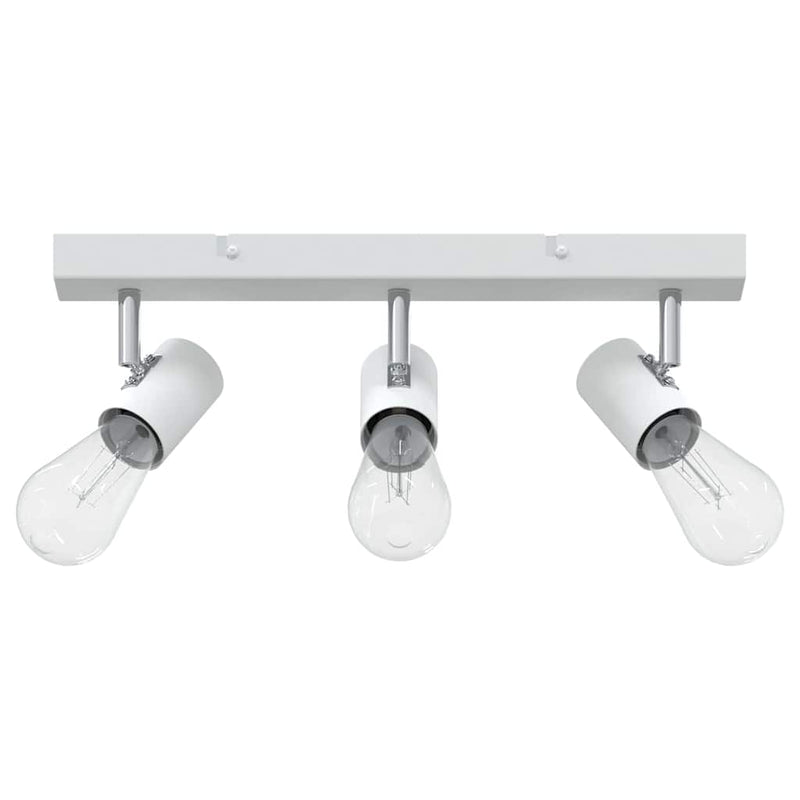 Load image into Gallery viewer, Vidaxl plafondspot met schijnwerpers wit 38 x 6,5 x 11,5 cm metaal