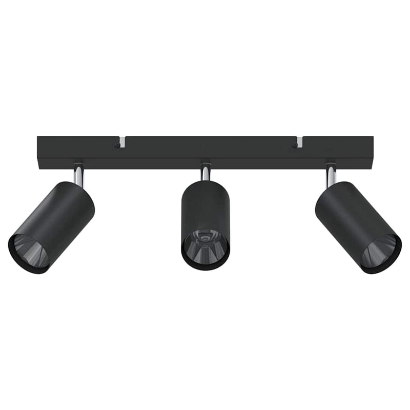 Load image into Gallery viewer, Vidaxl plafondspot met schijnwerpers zwart 38 x 6 x 16 cm metaal
