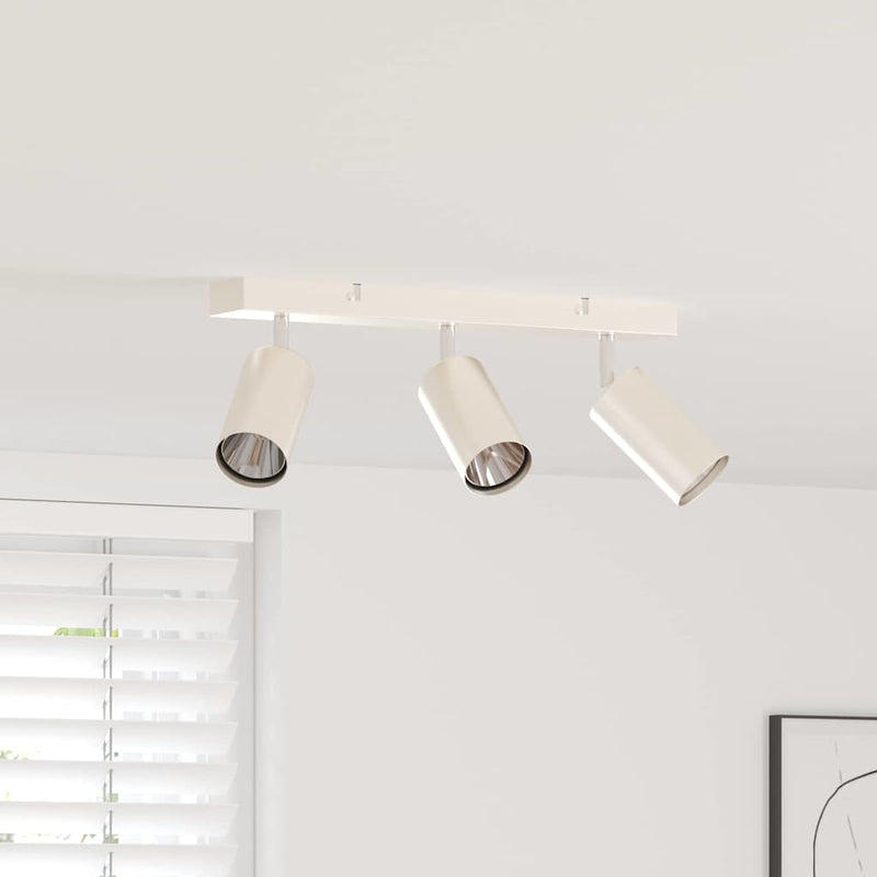 Load image into Gallery viewer, Vidaxl plafondspot met schijnwerpers nikkel 38 x 6 x 16 cm metaal
