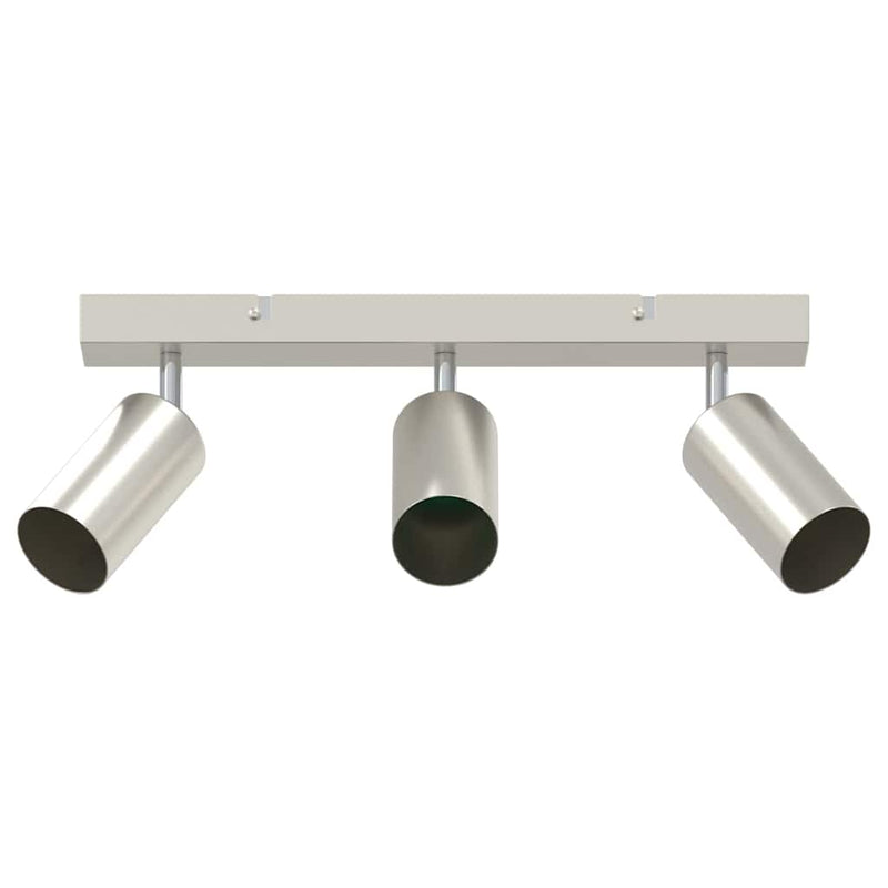 Load image into Gallery viewer, Vidaxl plafondspot met schijnwerpers nikkel 38 x 6 x 16 cm metaal