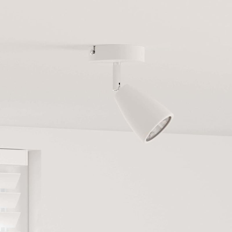 Load image into Gallery viewer, Vidaxl plafondspot met schijnwerpers wit 25.5 x 8 x 16 cm metaal
