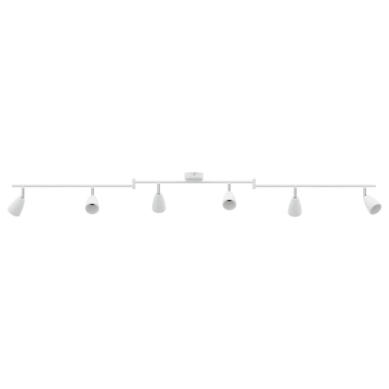 Load image into Gallery viewer, Vidaxl plafondspot met schijnwerpers wit 25.5 x 8 x 16 cm metaal