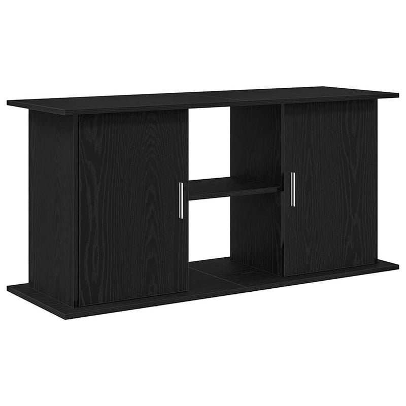 Load image into Gallery viewer, Vidaxl aquariumstandaard 121x41x58 cm spaanplaat zwart eikenkleurig