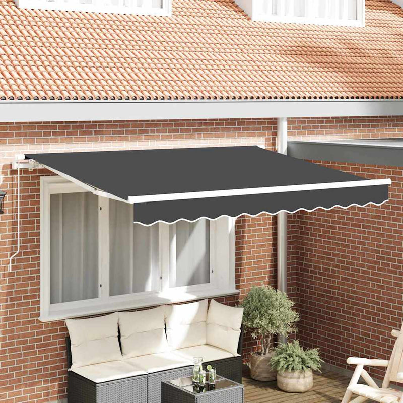 Load image into Gallery viewer, Vidaxl vervangingsdoek voor zonnescherm antraciet 280 x 195 cm