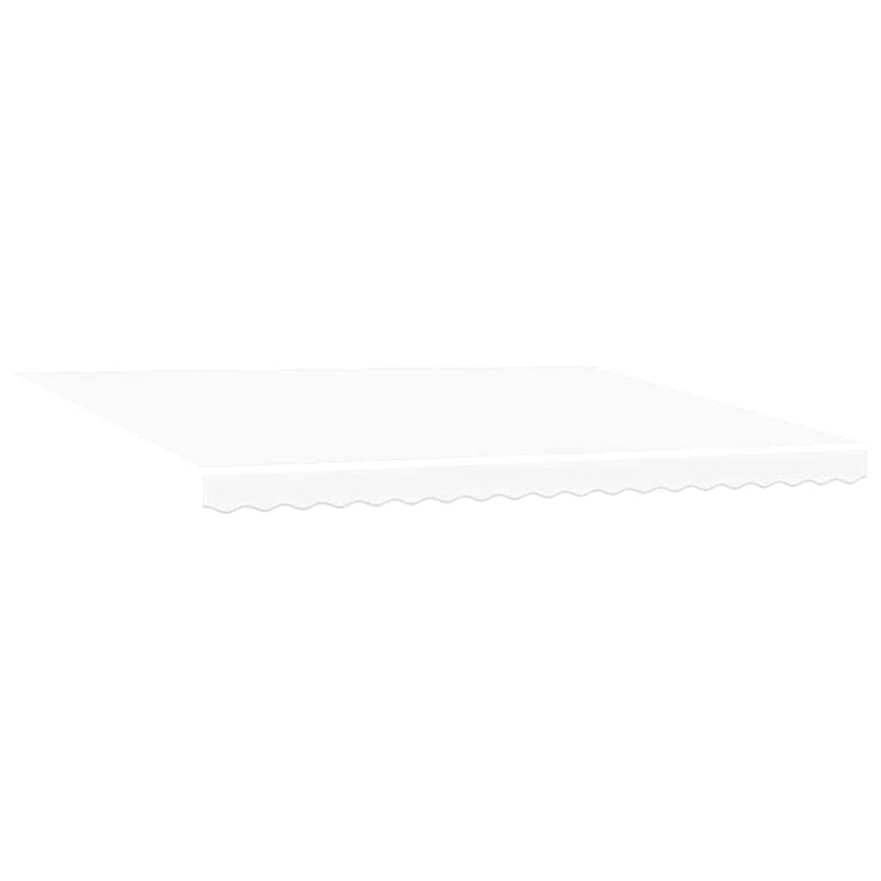 Load image into Gallery viewer, Vidaxl vervangingsdoek voor zonnescherm wit 430 x 345 cm polyester