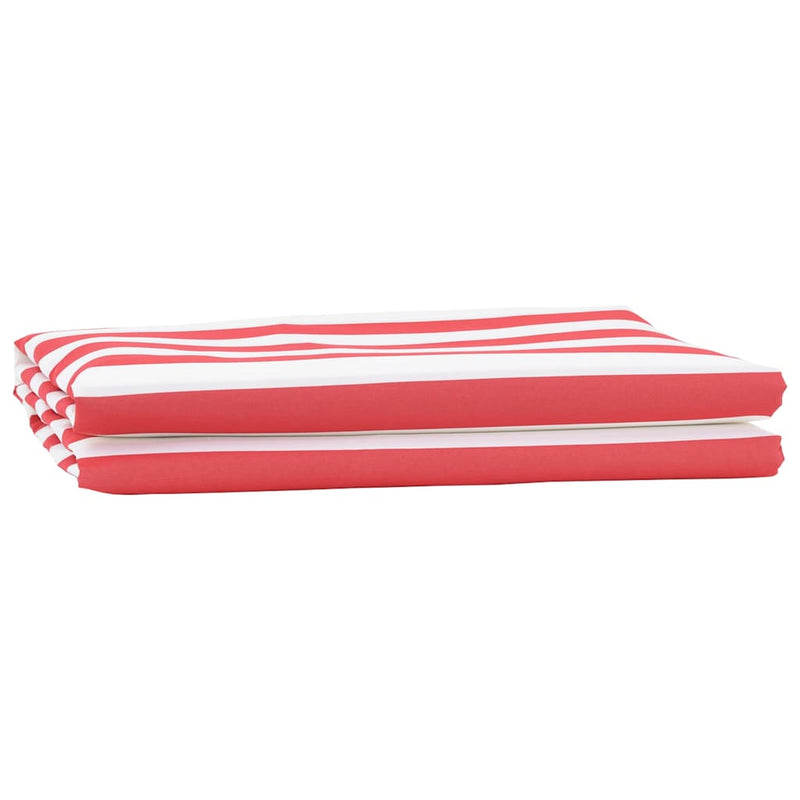 Load image into Gallery viewer, Vidaxl zonnescherm vervangingen rood en wit 1000 x 160 cm