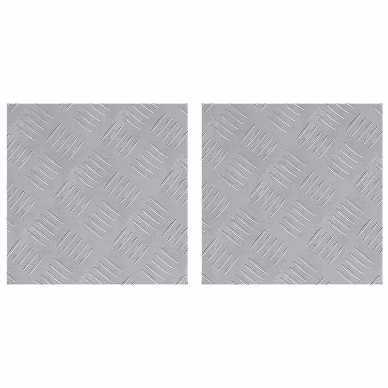 Load image into Gallery viewer, Vidaxl trap tread vierkant 2 pcs zilver 30 x 30 cm aluminium