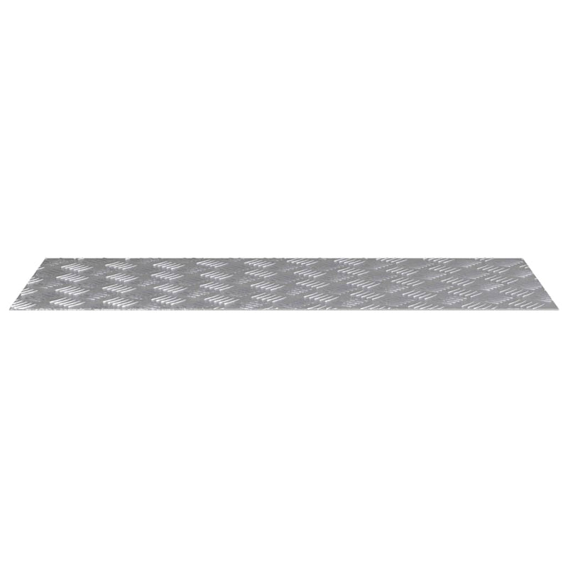 Load image into Gallery viewer, Vidaxl trap tread rechthoekig 2 pcs zilver 100 x 40 cm aluminium