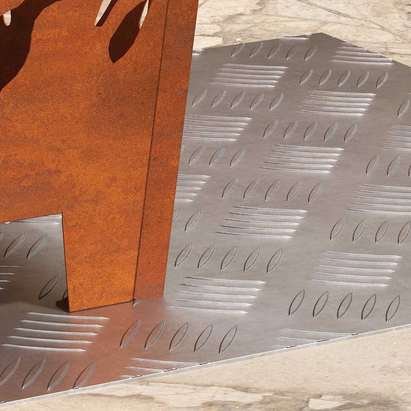 Load image into Gallery viewer, Vidaxl trap tread vierkant 2 pcs zilver 50 x 50 cm aluminium