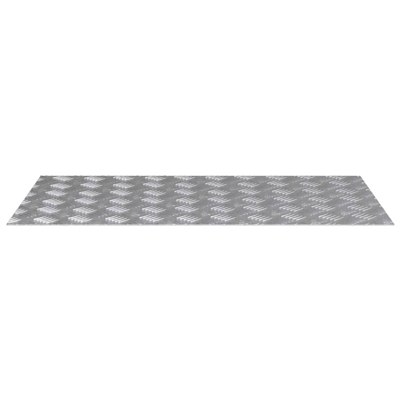 Load image into Gallery viewer, Vidaxl trap tread rechthoekig 4 pcs zilver 90 x 50 cm aluminium