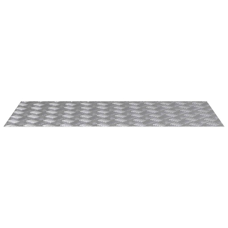 Load image into Gallery viewer, Vidaxl trap tread rechthoekig 2 pcs zilver 100 x 50 cm aluminium