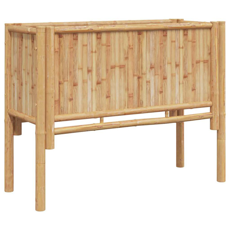 Load image into Gallery viewer, Vidaxl verhoogd bed bruin 90 x 35 x 70 cm bamboe