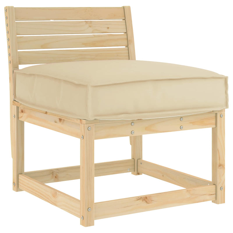 Load image into Gallery viewer, Vidaxl kussen beige 60 x 60 x 12 cm oxford stof
