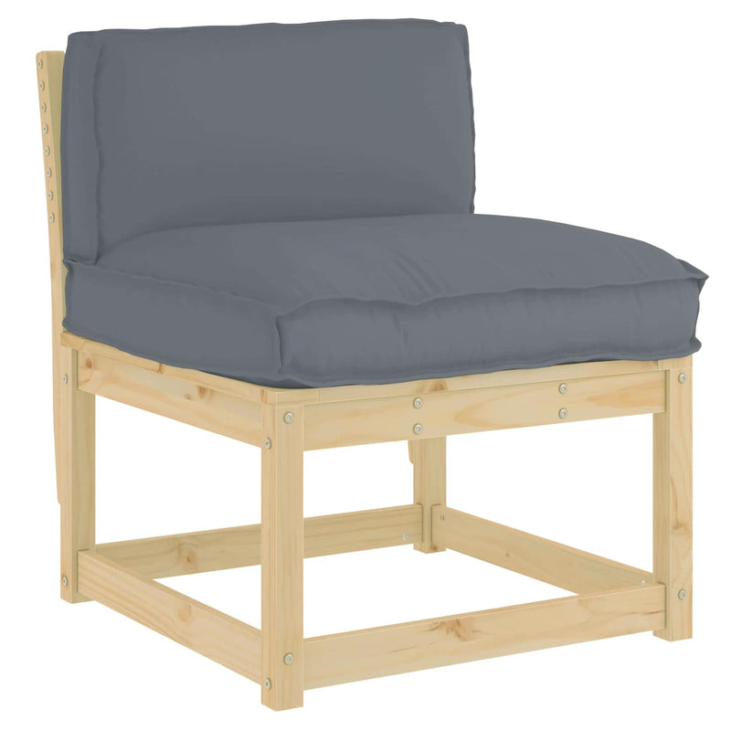Load image into Gallery viewer, Vidaxl kussen antraciet 70 x 40 x 12 cm oxford stof