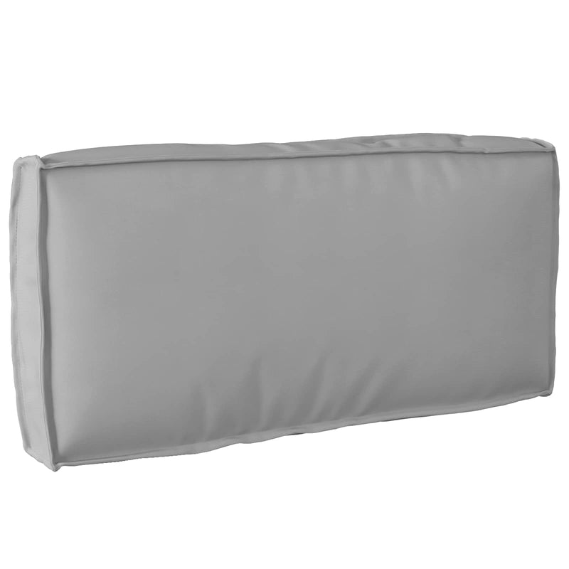Load image into Gallery viewer, Vidaxl kussen grijs 80 x 40 x 12 cm oxford stof