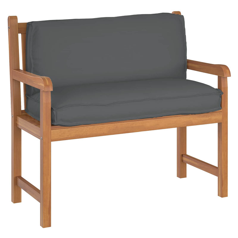 Load image into Gallery viewer, Vidaxl kussen antraciet 120 x 40 x 12 cm oxford stof
