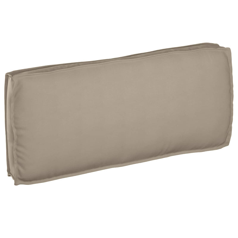 Load image into Gallery viewer, Vidaxl kussen taupe 120 x 50 x 12 cm oxford stof