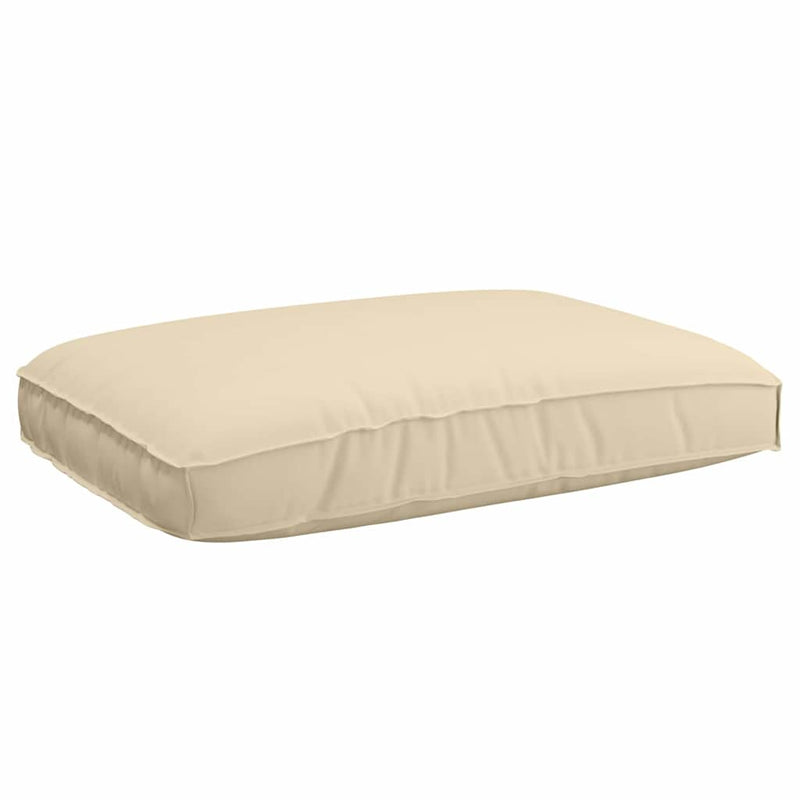 Load image into Gallery viewer, Vidaxl kussen beige 120 x 80 x 12 cm oxford stof