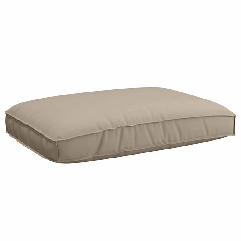 Load image into Gallery viewer, Vidaxl kussen taupe 120 x 80 x 12 cm oxford stof