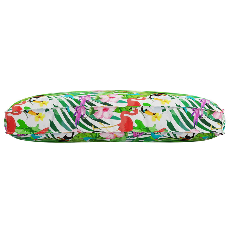 Load image into Gallery viewer, Vidaxl kussen bloemen multikleur 120 x 80 x 12 cm oxford stof