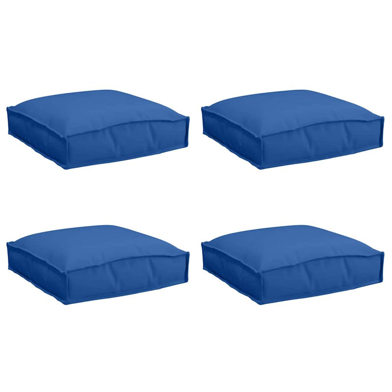 Load image into Gallery viewer, Vidaxl kussen 4 pcs koninklijk blauw 40 x 40 x 8 cm oxford stof