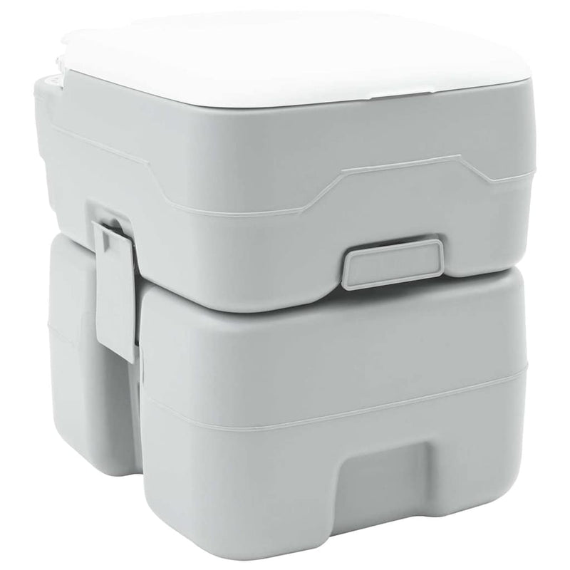 Load image into Gallery viewer, Vidaxl camping toilet grijs 41,5 x 36,5 x 42 cm