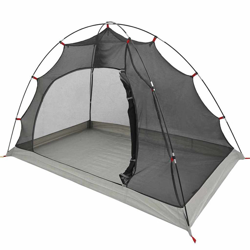 Load image into Gallery viewer, Vidaxl tent met dak met opslag grijs en zwart 236 x 150 x 136 cm